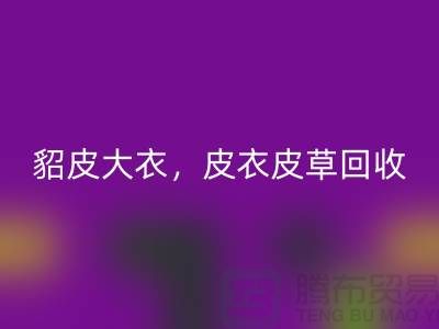 貂皮大衣回收，皮衣皮草回收，高檔大衣回收-上海庫存服裝回收公司