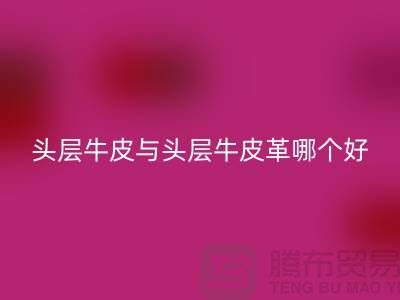 # 頭層牛皮與頭層牛皮革哪個好?舉例說明!