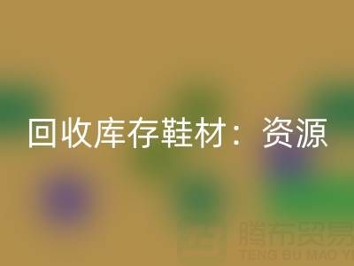 回收庫(kù)存鞋材:?jiǎn)拘验e置資源,共創(chuàng)綠色未來(lái)