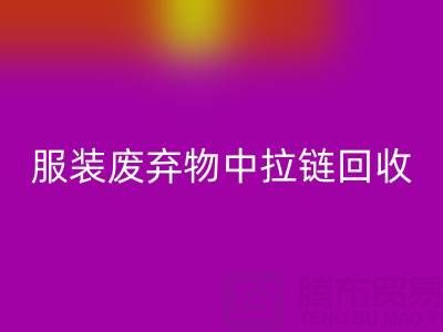 服裝廢棄物中拉鏈回收的特殊性及應對措施